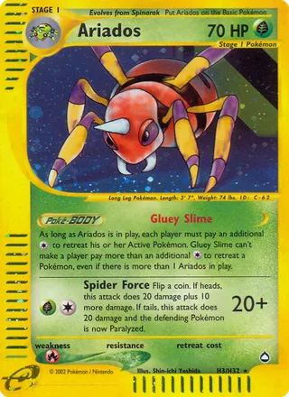 Ariados — Rare Holo variant