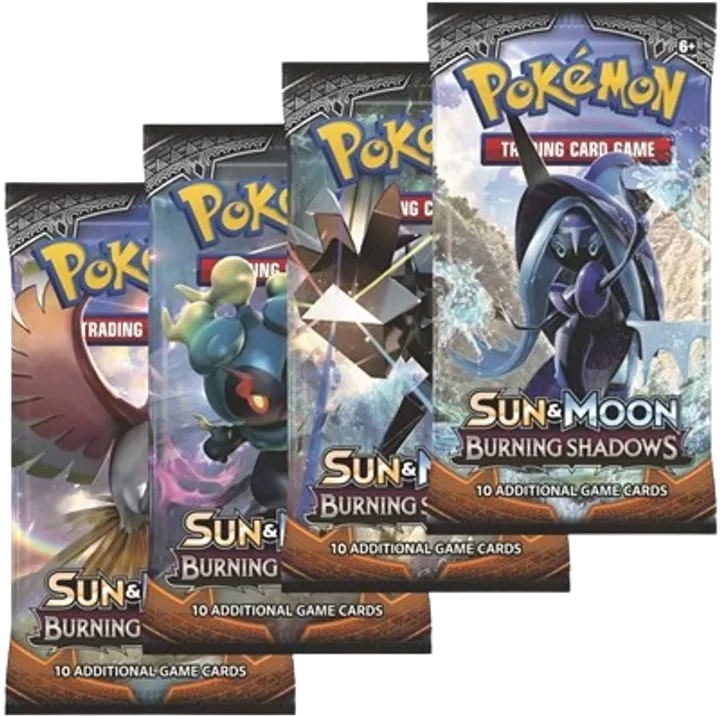 Burning Shadows Booster Pack Art Bundle (Set of 4)
