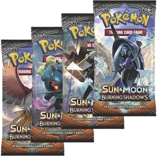 Burning Shadows Booster Pack Art Bundle (Set of 4)