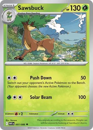 Sawsbuck — Uncommon variant