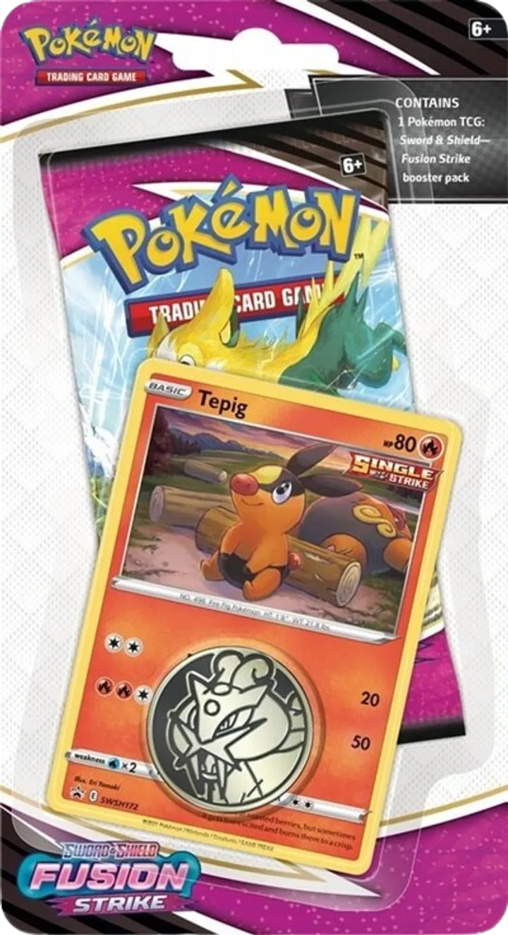 Fusion Strike Single Pack Blister - Tepig