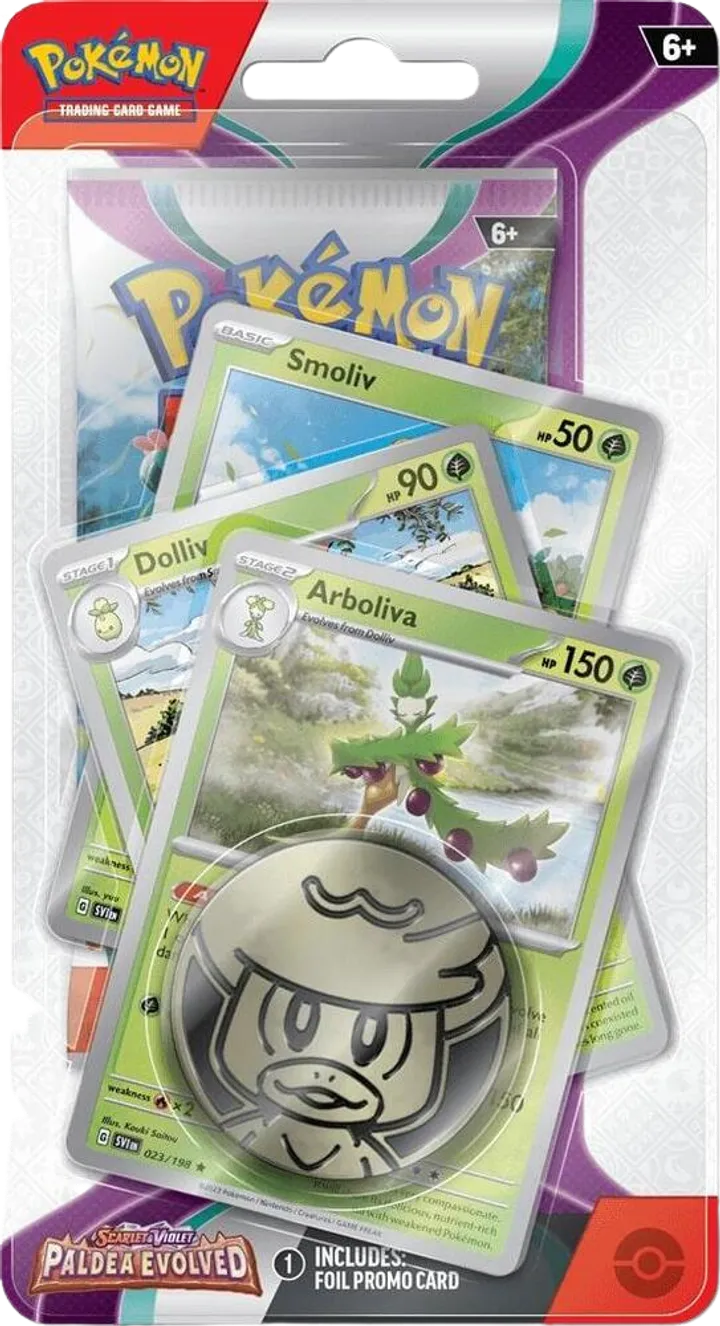 Paldea Evolved Premium Checklane Blister - Arboliva