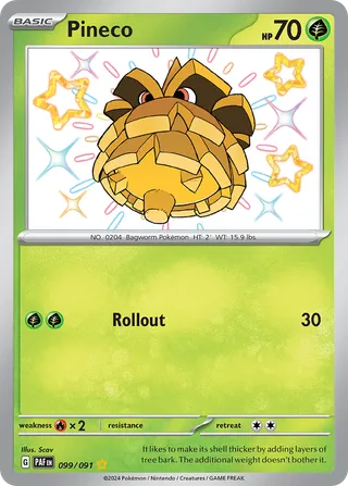 Pineco — Shiny Rare variant