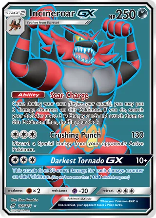 Incineroar-GX — Rare Ultra variant