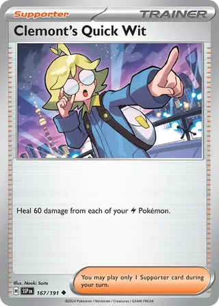 Clemont's Quick Wit — Uncommon variant