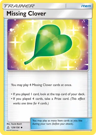 Missing Clover — Uncommon variant
