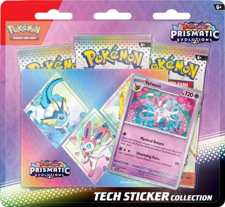 Prismatic Evolutions Tech Sticker Collection - Sylveon