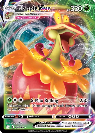 Flapple VMAX — Rare Holo VMAX variant