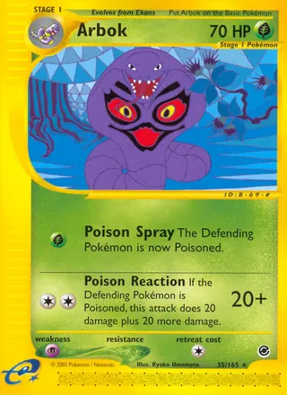Arbok — Rare variant