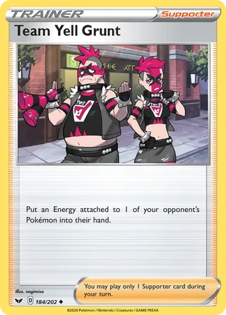 Team Yell Grunt — Uncommon variant
