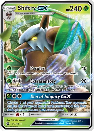 Shiftry-GX — Rare Holo GX variant