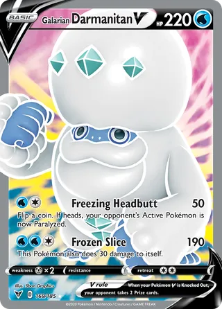 Galarian Darmanitan V — Rare Ultra variant