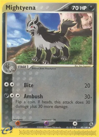 Mightyena — Uncommon variant