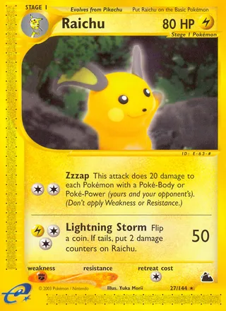 Raichu — Rare variant