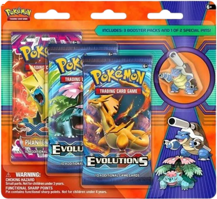 Evolutions Pin Collection - Mega Blastoise