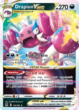 Drapion VSTAR — Rare Holo VSTAR variant