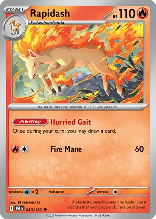 Rapidash — Uncommon variant