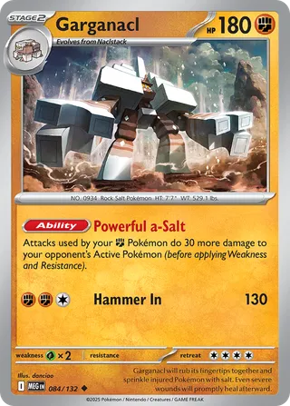 Garganacl — Uncommon variant