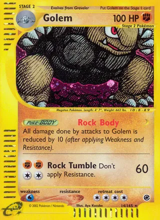 Golem — Rare Holo variant