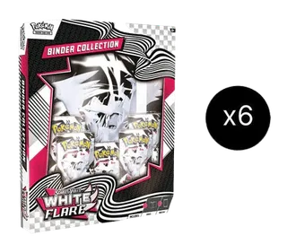 White Flare Binder Collection Case