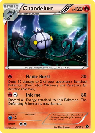 Chandelure — Rare Holo variant