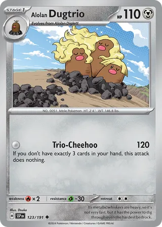 Alolan Dugtrio — Uncommon variant