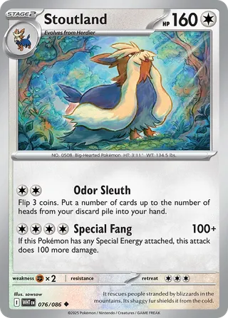 Stoutland — Uncommon variant