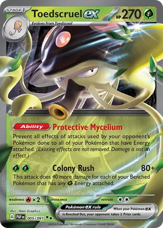 Toedscruel ex — Double Rare variant