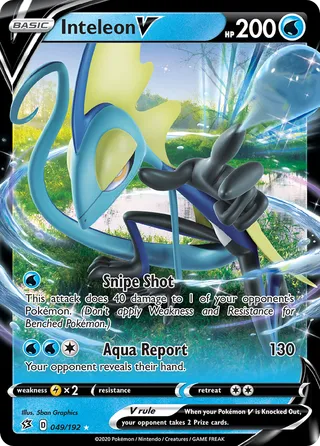 Inteleon V — Rare Holo V variant
