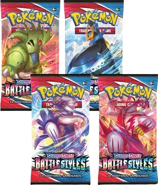 Battle Styles Booster Pack Art Bundle (Set of 4)
