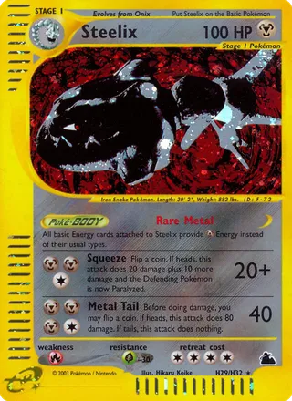 Steelix — Rare Holo variant