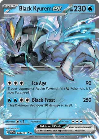 Black Kyurem ex — Double Rare variant