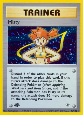 Misty — Rare Holo variant