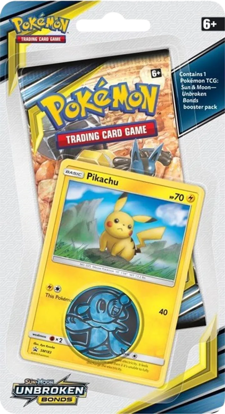 Unbroken Bonds Single Pack Blister - Pikachu