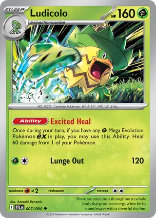 Ludicolo — Uncommon variant
