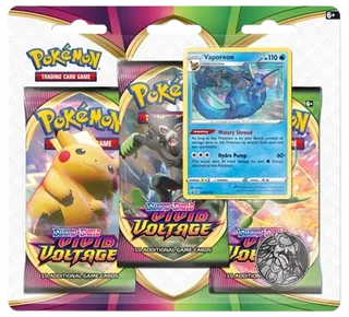 Vivid Voltage 3-Pack Blister - Vaporeon