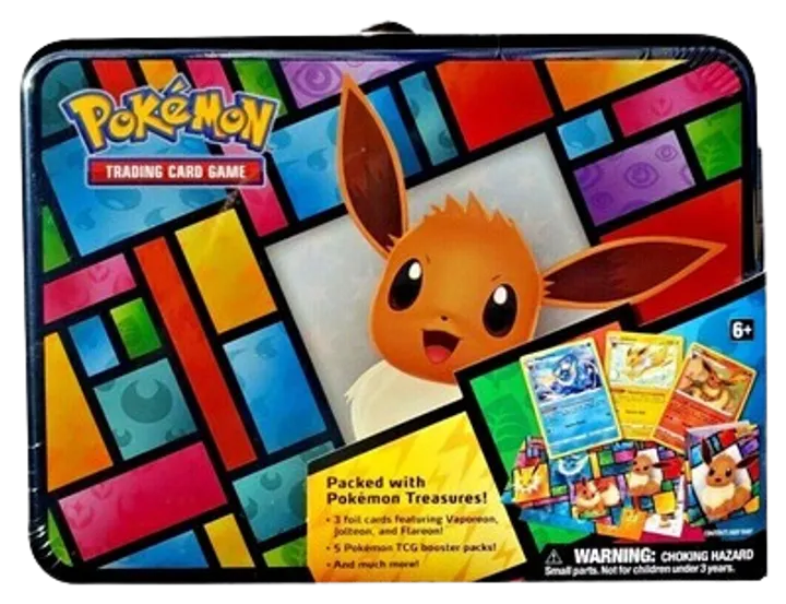 Eevee Pokémon Treasure Chest Tin