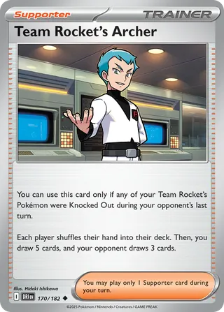 Team Rocket's Archer — Uncommon variant