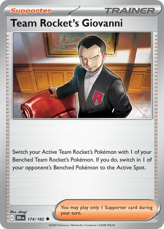 Team Rocket's Giovanni — Uncommon variant