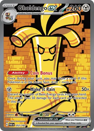 Gholdengo ex — Special Illustration Rare variant