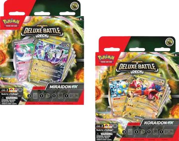 Deluxe Battle Deck: Miraidon ex/Koraidon ex (Set of 2)