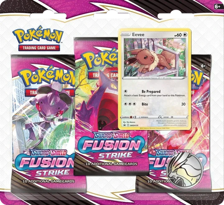 Fusion Strike 3-Pack Blister - Eevee