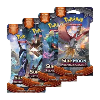 Burning Shadows Sleeved Booster Pack Art Bundle (Set of 4)