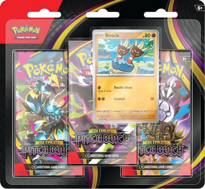 Pitch Black 3 Pack Blister (Binacle)