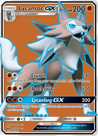 Lycanroc-GX — Rare Ultra variant