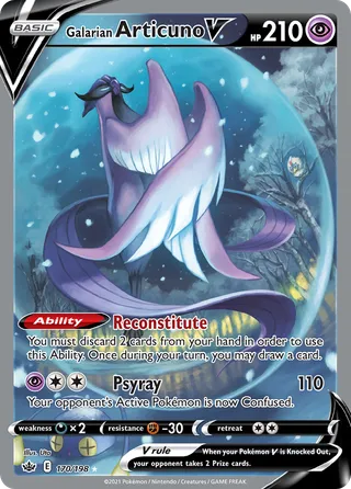 Galarian Articuno V — Rare Ultra variant