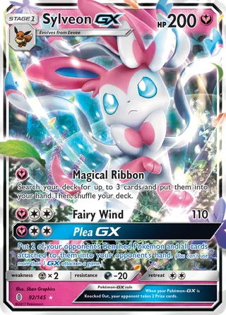 Sylveon-GX — Rare Holo GX variant