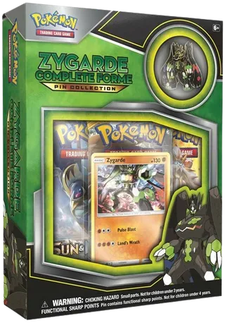Sun & Moon Zygarde Complete Forme Pin Collection