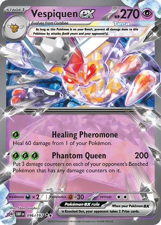 Vespiquen ex — Double Rare variant