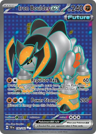 Iron Boulder ex — Ultra Rare variant